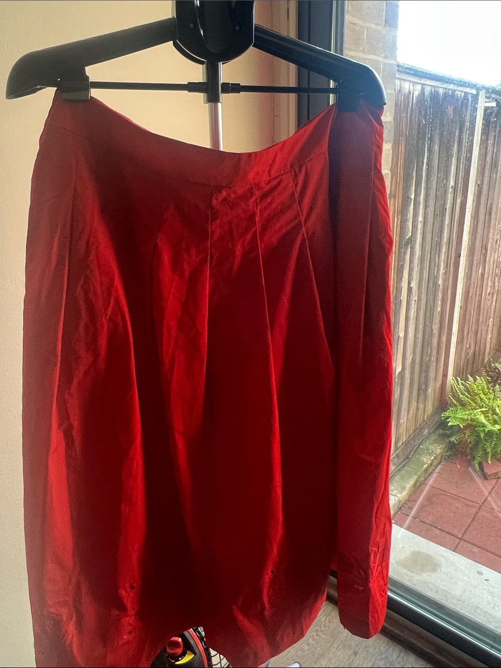 Talbots Red A-Line Skirt